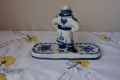 Гжелски рисувани фигури, Русия, СССР, винтидж, снимка 6