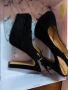 Дамски обувки на висок ток, велур, снимка 1