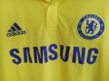 Chelsea Adidas оригинална тениска за гостуване 2014/2015 Челси Адидас жълта фланелка екип , снимка 3
