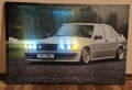 Светеща картина с LED осветление - Mercedes 190 AMG, снимка 3