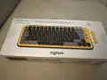 Logitech POP Keys Blast Yellow - безжична механична клавиатура, нова, снимка 2