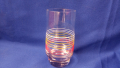 Ретро стъклени чаши за безалкохолно, цветни кантове – 10 бр, снимка 4