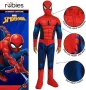 Нов Спайдърмен детски костюм – с подплатени мускули и маска деца 7/8 години, снимка 3