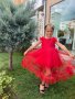 Рокля в червено, снимка 1 - Детски рокли и поли - 33809249