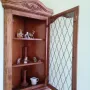 Античен ъглов витринен шкаф във викториански стил, снимка 4