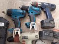 Лот Винтоверти Батерии Зарядни Макита Makita Hilti CPC AEG Metabo TCM Go ON за части, снимка 6