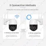 iCSee 8MP Куполна PTZ IP CAMERA WiFi Външна ВОДОУСТОЙЧИВА камера Wi-Fi, снимка 6