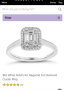 Годежен пръстен с диаманти бяло злато със сертификат, снимка 1 - Пръстени - 44655311