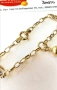 Златна дамска гривна 14К.Тегло 4.08 гр.Дължина 21 см.Цена 307 € (600.44 лв.), снимка 2