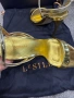 Оригинални сандали LeSILLA огледално златно, снимка 7