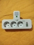 Разклонител с нощна лампа,3 гнезда и usb-та, снимка 4