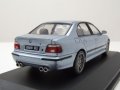 BMW M5 E39 2003 - мащаб 1:43 на Solido моделът е нов в PVC дисплей-кейс, снимка 2