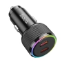 Зарядно за кола Car charger Hoco 2 x USB C QC PD 50W NZ14B black, снимка 8