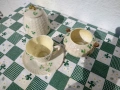 Belleek Ирландия фин ръчно рисуван порцелан Комплект 1 , снимка 8