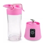 Преносима електро бутилка за шейкове, смутита и блендиране на плодове, снимка 5