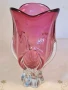 дизайнерска стъклена ваза Josef Hospodka Czechoslovakia , снимка 2
