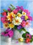 Диамантен 5D гоблен Цветя във ваза , снимка 1 - Гоблени - 41322639
