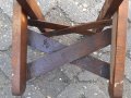 Соц.малко дървено столче, снимка 5