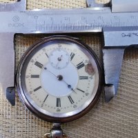 сребърен джобен часовник, снимка 11 - Антикварни и старинни предмети - 41711467