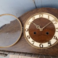 Оригинален стар каминен настолен часовник Механичен каминен часовник, снимка 3 - Антикварни и старинни предмети - 35934036