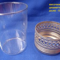 Руски тънкостенни стъклени топлоустойчиви чаши и подстакани за чай , снимка 2 - Чаши - 41720622