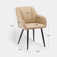 Висококачествени трапезни столове тип кресло МОДЕЛ 286, снимка 8 - Столове - 42394641