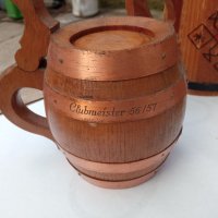 Стари дървени чаши- халба, снимка 8 - Други ценни предмети - 39467542