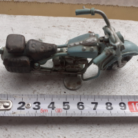 Мотор стара ламаринена играчка модел макет син за колекция, снимка 5 - Антикварни и старинни предмети - 36141632