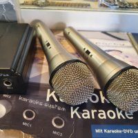 Два жични караоке микрофона. Karaoke-Set Tchibo TCM 259799, снимка 12 - Микрофони - 42043005