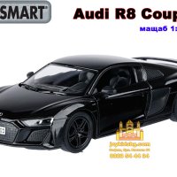 Audi R8 Coupe мащабен модел 1:36 KiNSMART, снимка 3 - Коли, камиони, мотори, писти - 42610480