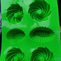8 мини кексче кексчета и лодки тарталети силиконов молд за кошнички мъфини бонбони, снимка 2 - Форми - 40768002