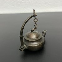 Автентична бронзова маслена лампа. №5066, снимка 5 - Антикварни и старинни предмети - 44259640