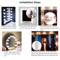 Самозалепващи се LED лампи за огледало код 2467 , снимка 3 - Лед осветление - 36198053
