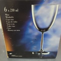 Кристални чаши за вино BOHEMIA, снимка 5 - Сервизи - 39027556