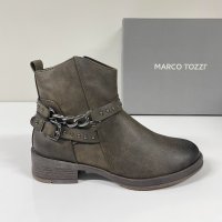 Marco Tozzi Khaki Antic, снимка 1 - Дамски боти - 38822975