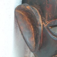 Стара дървена ритуална маска , снимка 2 - Антикварни и старинни предмети - 33894671