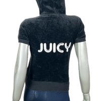 Juicy Couture Velvet Hoodie Размер S, снимка 2 - Спортни екипи - 40938175
