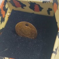 Стара Златна Османска монета 1/2 Турски Алтън хайрие , снимка 6 - Нумизматика и бонистика - 43766756
