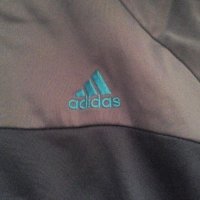adidas сиво горнище размер M и подарък панталон Ellesse, снимка 2 - Спортни дрехи, екипи - 42536337