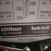 Метроном Wittner Metronom Taktell Piccolo Germany Vintage, снимка 13 - Други - 44239582