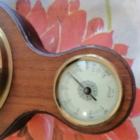 Немски барометър и влагомер, снимка 4 - Антикварни и старинни предмети - 44707318