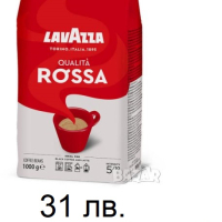 Кафе Лаваца Коалита Роса на зърна 1кг. Qualità Rossa, снимка 1 - Домашни напитки - 37268893