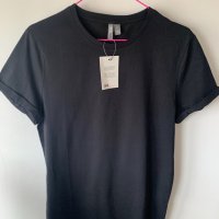 Нова черна тениска ASOS , снимка 5 - Тениски - 40065124