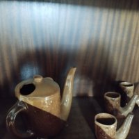 стар керамичен сервиз, снимка 4 - Антикварни и старинни предмети - 40886085