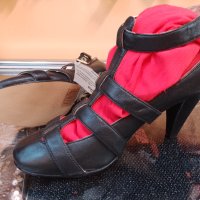 Нови италиански обувки от естествена кожа, снимка 2 - Дамски обувки на ток - 41576779