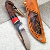 Ръчно изработен ловен нож от марка KD handmade knives ловни ножове, снимка 2 - Ловно оръжие - 39892104