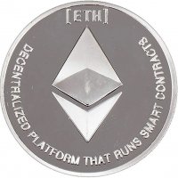 Етериум монета / Ethereum Coin ( ETH ) - Silver, снимка 4 - Нумизматика и бонистика - 39061900