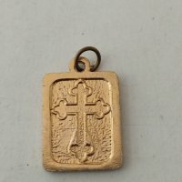 Кръст и иконки медальони Разпятие Христово 3.5/2.3 см, снимка 9 - Други ценни предмети - 42012567