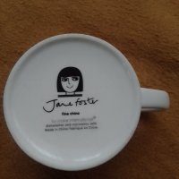 Чаша Джейн Фостер,фин порцелан, снимка 2 - Чаши - 40217246