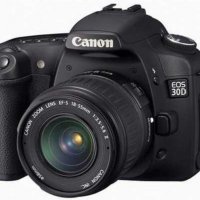 Фотоапарат Canon 30D EF-S 18-55mm f/3.5-5.6 Lens EF 70-300mm f/4-5.6, снимка 7 - Фотоапарати - 39134091